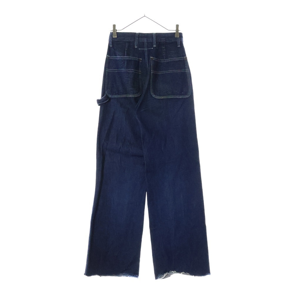 MM6 Maison Margiela(エムエムシックスメゾンマルジェラ) カットオフ ペインター デニムパンツ S52LA0069 S30640 インディゴ