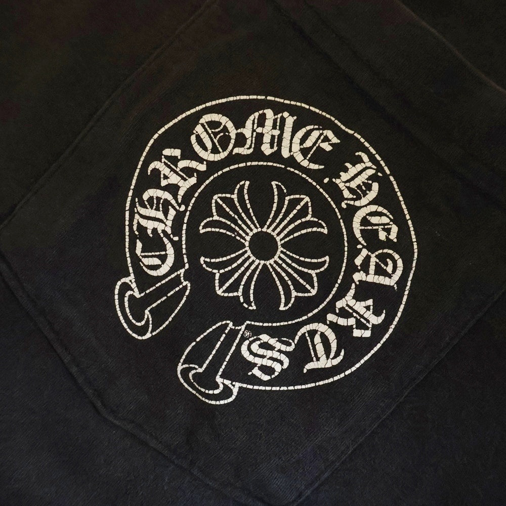 CHROME HEARTS(クロムハーツ) HORSESHOE S/S TEE ホースシュープリント 半袖Tシャツ カットソー ブラック