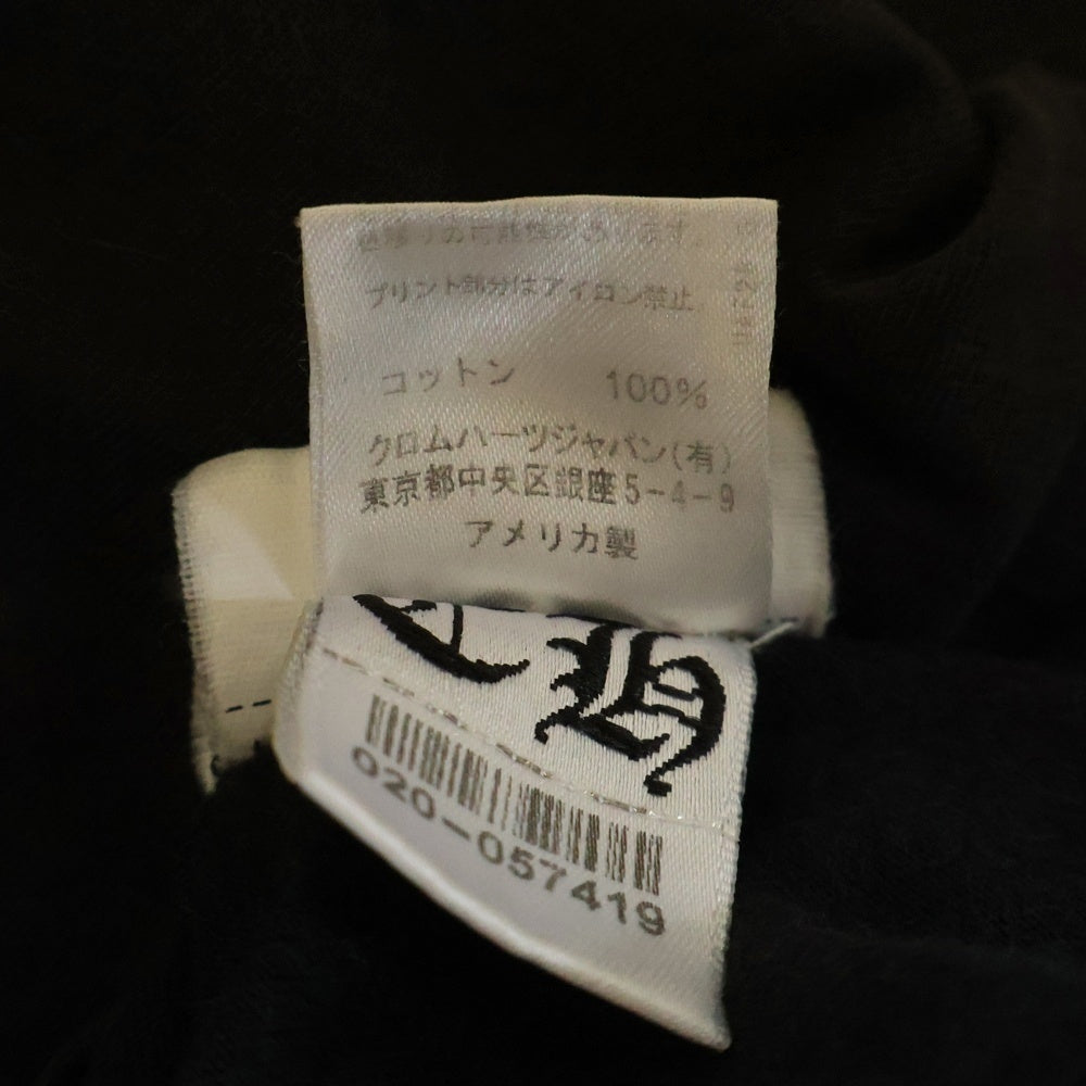 CHROME HEARTS(クロムハーツ) HORSESHOE S/S TEE ホースシュープリント 半袖Tシャツ カットソー ブラック