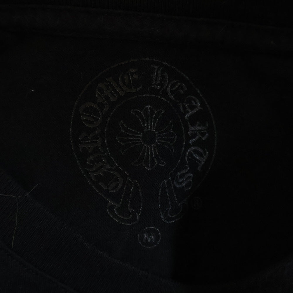 CHROME HEARTS(クロムハーツ) Framed Cross Tee フレームクロス スクロールラベルプリント 半袖Tシャツ カットソー ブラック