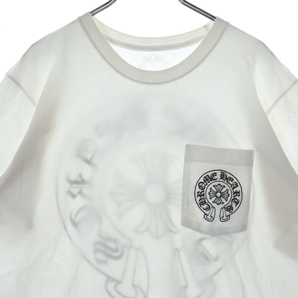 CHROME HEARTS(クロムハーツ) HORSESHOE S/S TEE ホースシュープリント 半袖Tシャツ カットソー ホワイト