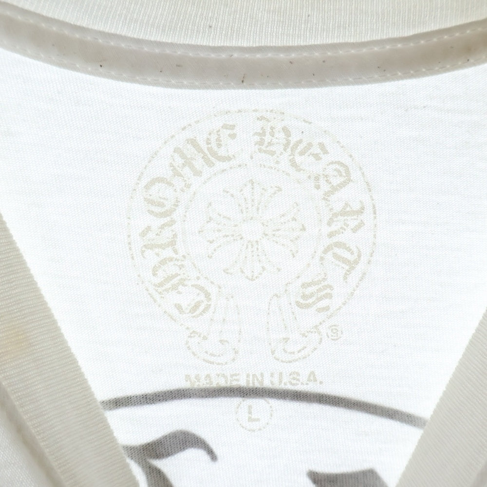 CHROME HEARTS(クロムハーツ) HORSESHOE S/S TEE ホースシュープリント 半袖Tシャツ カットソー ホワイト