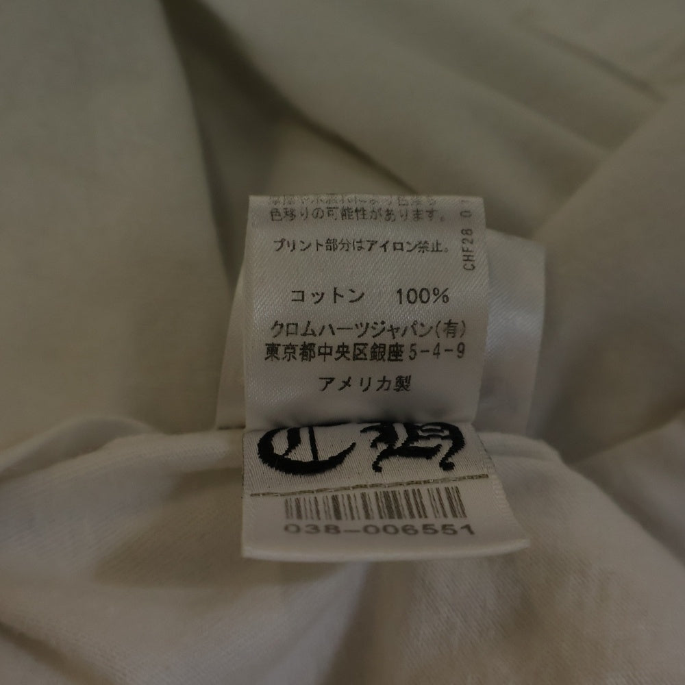 CHROME HEARTS(クロムハーツ) HORSESHOE S/S TEE ホースシュープリント 半袖Tシャツ カットソー ホワイト