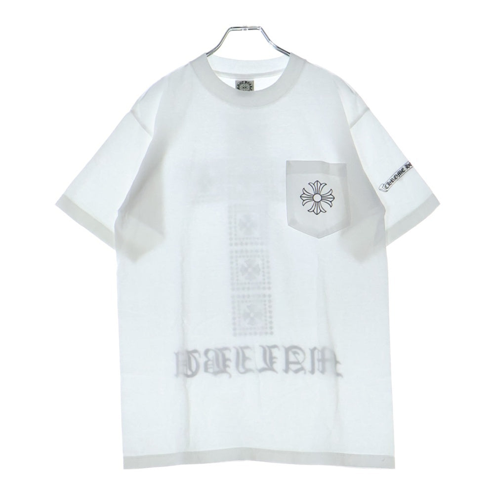 CHROME HEARTS(クロムハーツ) OLD Maribu Framed Cross Tee マリブ限定 フレームクロスプリント 半袖Tシャツ カットソー ホワイト