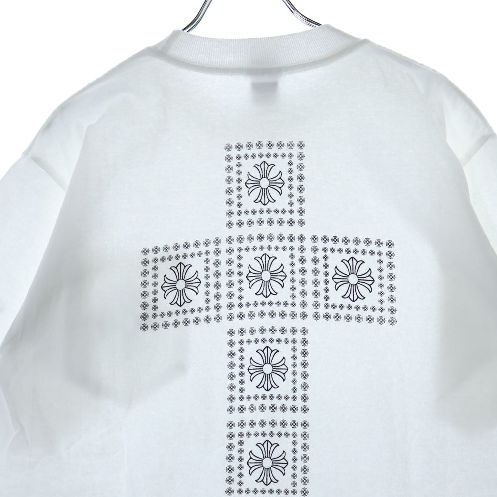 CHROME HEARTS(クロムハーツ) OLD Maribu Framed Cross Tee マリブ限定 フレームクロスプリント 半袖Tシャツ カットソー ホワイト