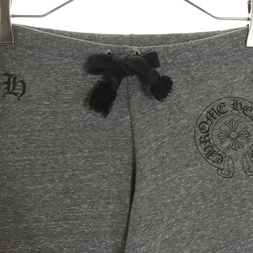 CHROME HEARTS(クロムハーツ) CHロゴ ホースシュープリント スウェットショーツ ショートパンツ ハーフパンツ グレー