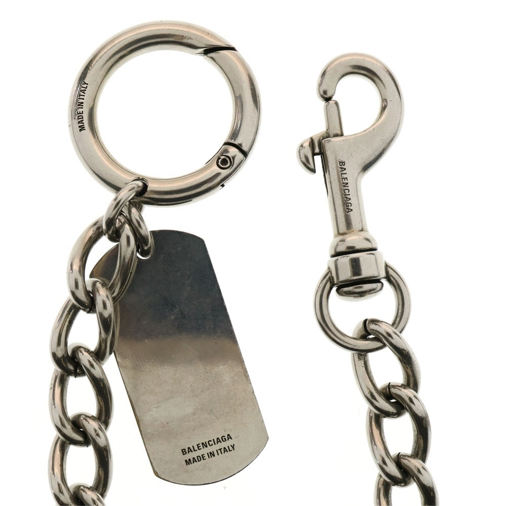 BALENCIAGA(バレンシアガ) Tags wallet chain ロゴタグ付きパンツチェーン ウォレットチェーン シルバー