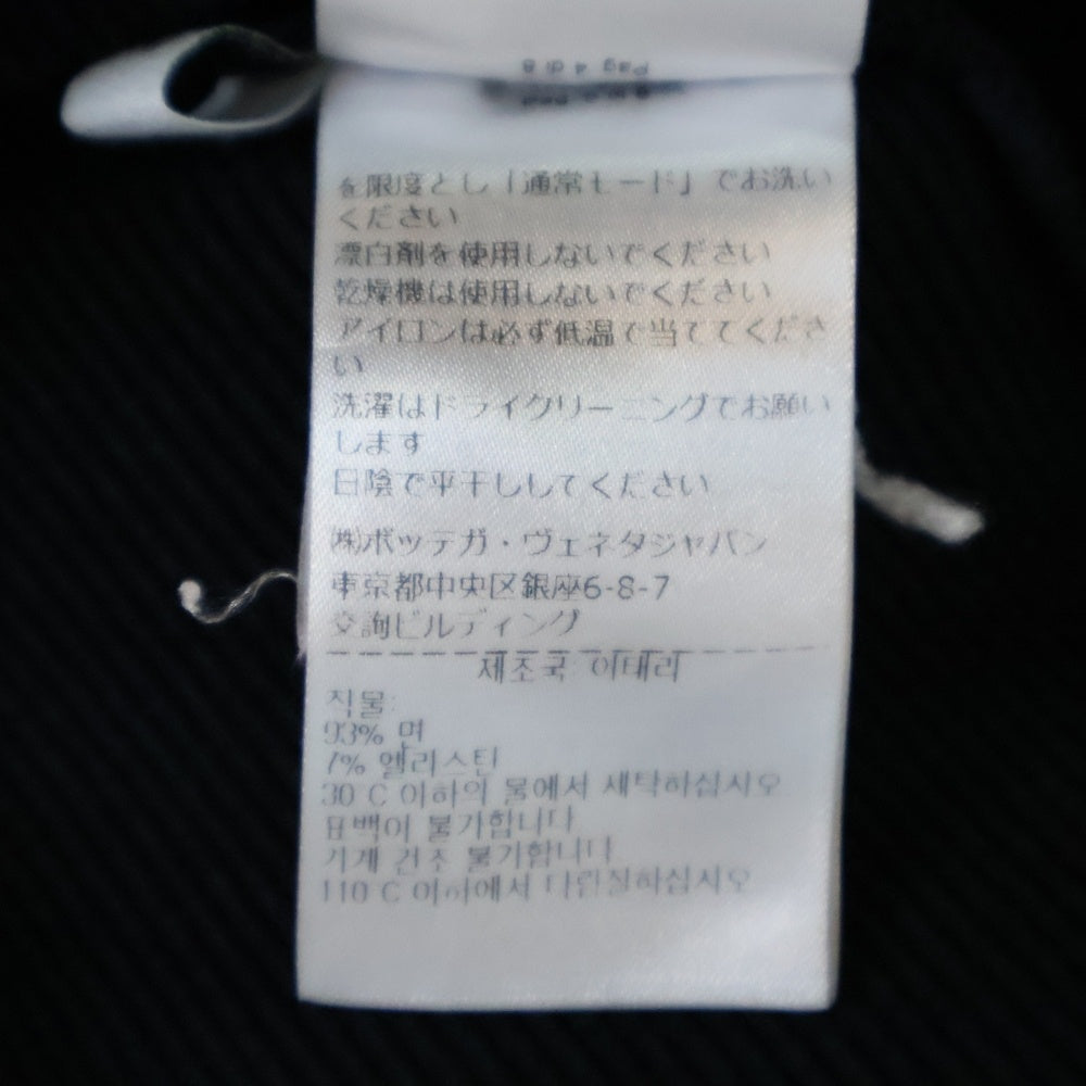 BOTTEGA VENETA(ボッテガヴェネタ) 24AW ロゴパッチ ノースリーブタンクトップシャツ ブラック 799593 V3Z60