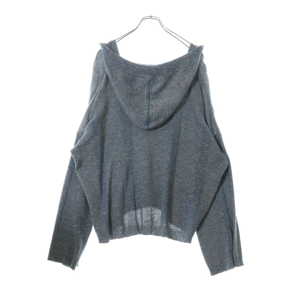 Maison Margiela(メゾンマルジェラ) 25SS HOOD SWEAT サマーシネ ニットフーディパーカー ネイビー S50GU0226 M13097