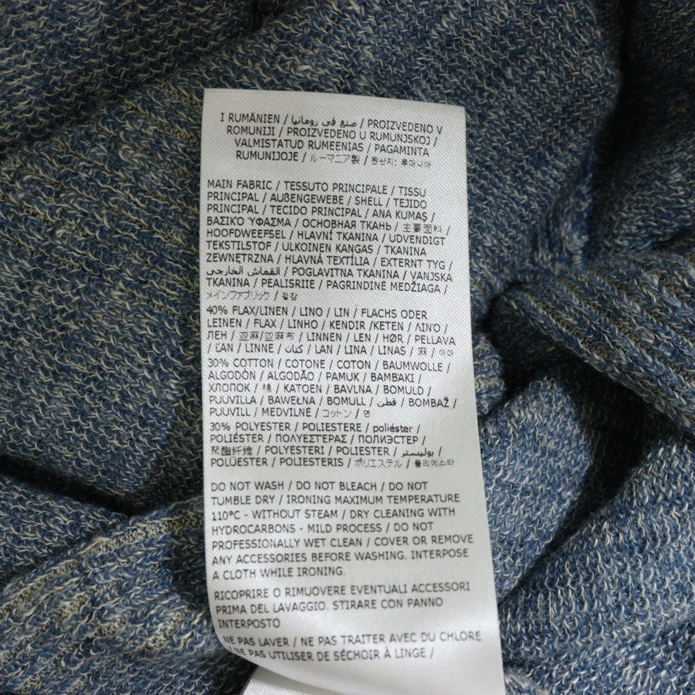 Maison Margiela(メゾンマルジェラ) 25SS HOOD SWEAT サマーシネ ニットフーディパーカー ネイビー S50GU0226 M13097