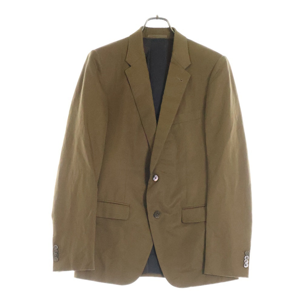Ermenegildo Zegna(エルメネジルドゼニア) リネン混 2bテーラードジャケット ブラウン 372001