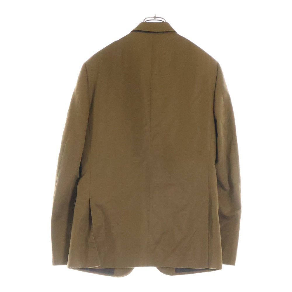 Ermenegildo Zegna(エルメネジルドゼニア) リネン混 2bテーラードジャケット ブラウン 372001