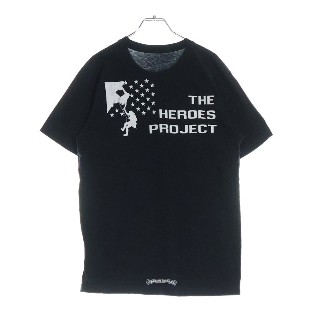 CHROME HEARTS(クロムハーツ) CH T-SHRT THE HEROES PROJECT ヒーロープロジェクト 半袖tシャツ ブラック