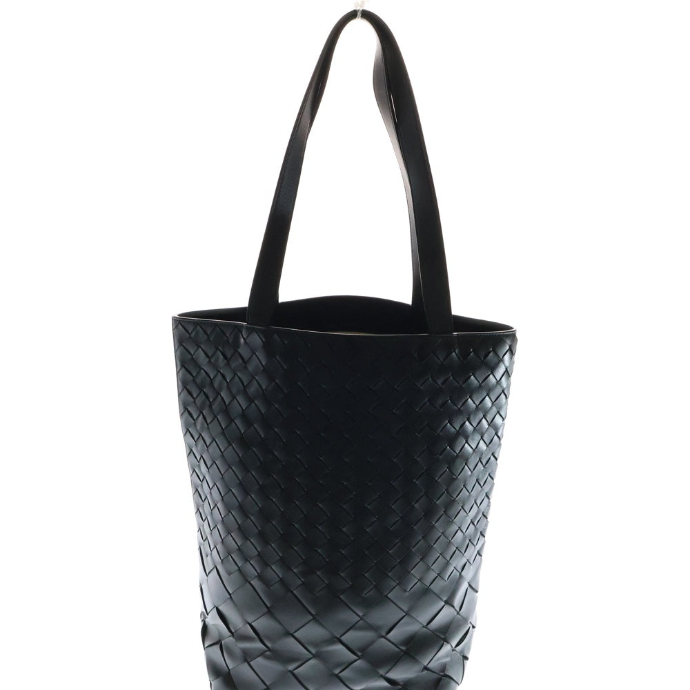 BOTTEGA VENETA(ボッテガヴェネタ) イントレチャート レザー トートバッグ ブラック