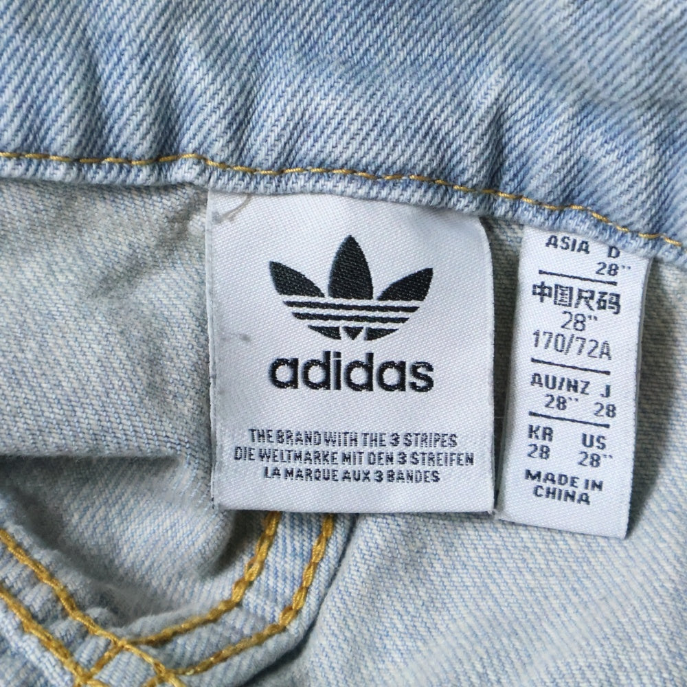 adidas(アディダス) Adilenium Season 3 Zip Washed Denim Pants JX9210 アディニウム 3ジップ デニムパンツ インディゴ