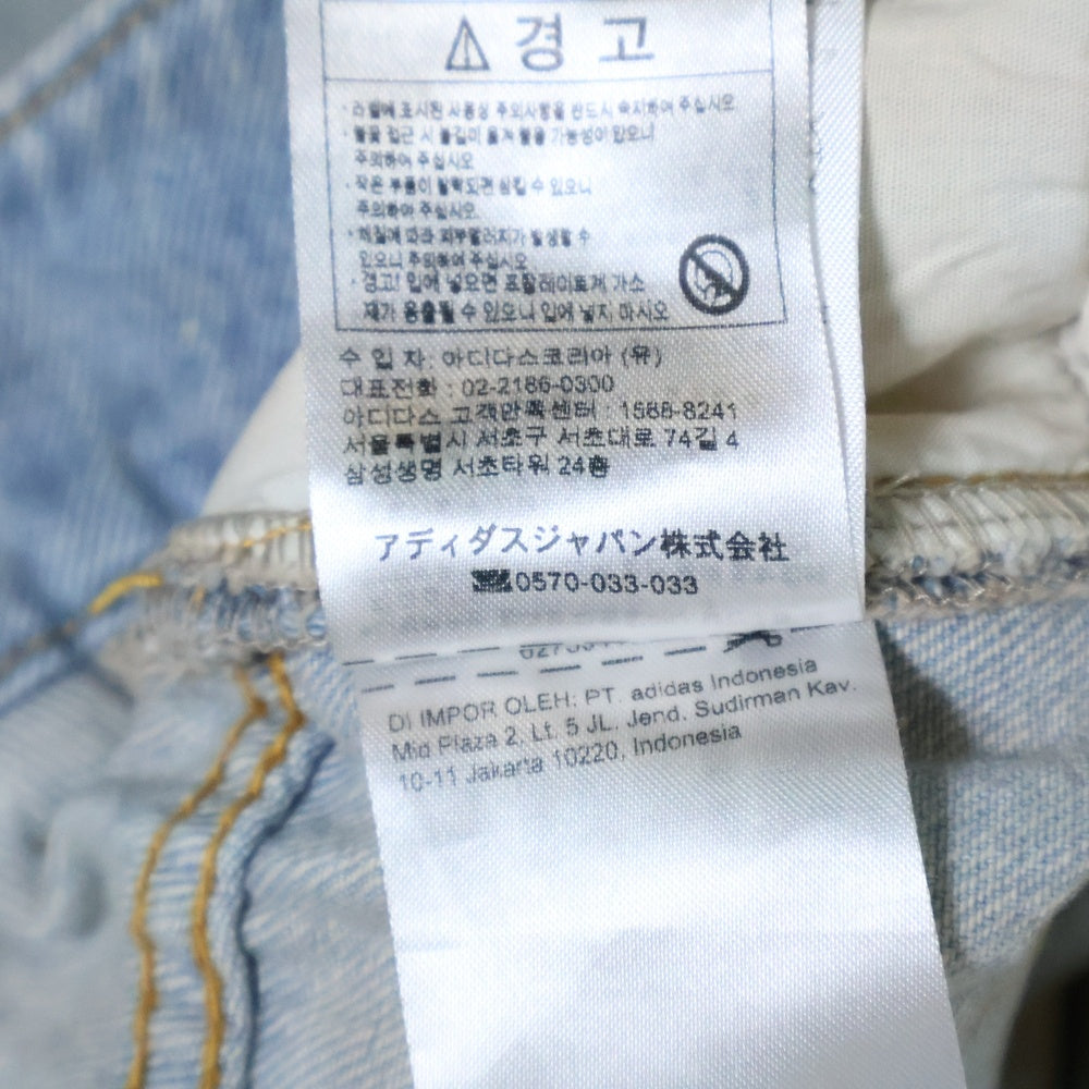 adidas(アディダス) Adilenium Season 3 Zip Washed Denim Pants JX9210 アディニウム 3ジップ デニムパンツ インディゴ