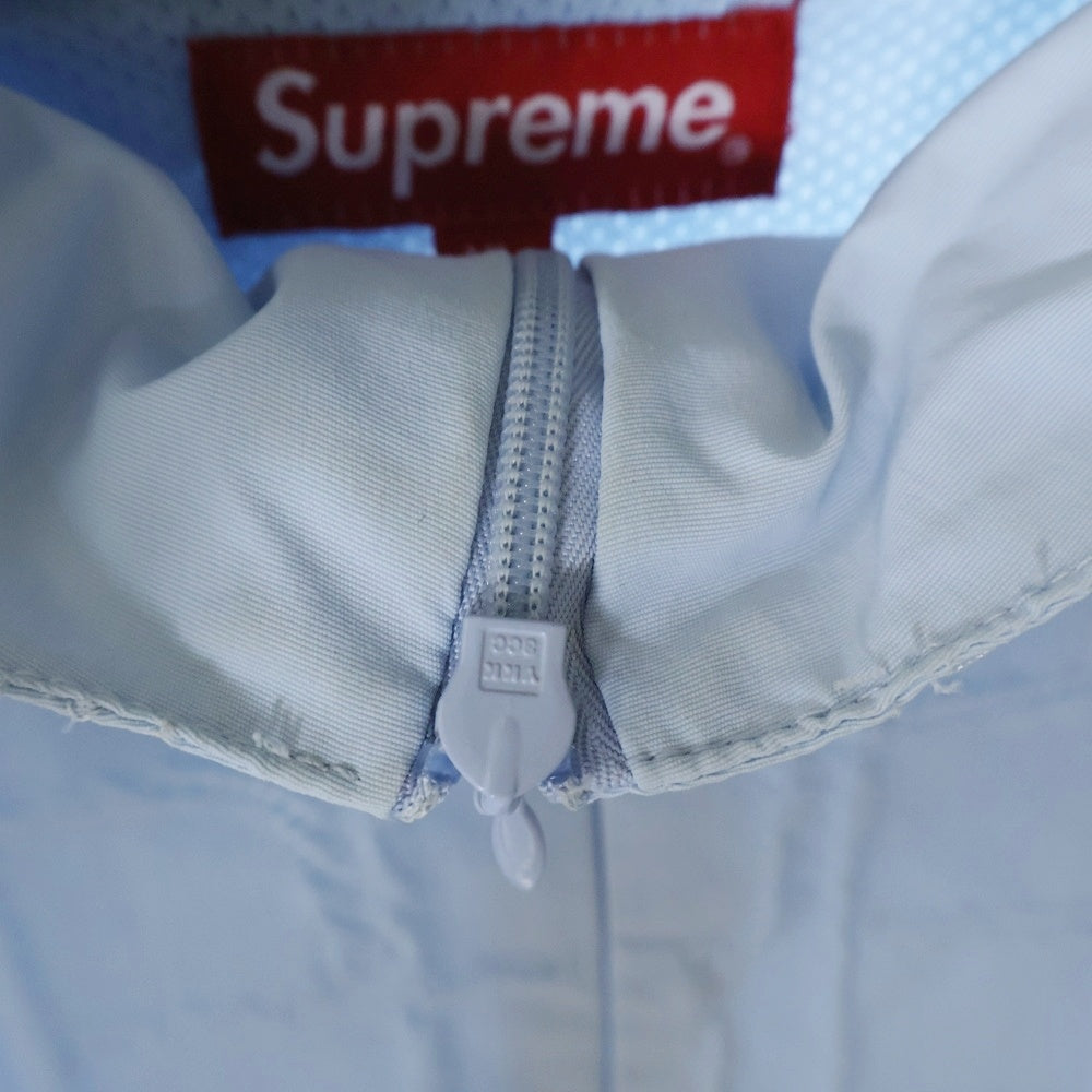 SUPREME(シュプリーム) 23SS Repeat Stitch Anorak アノラック ナイロンジャケット ライトブルー