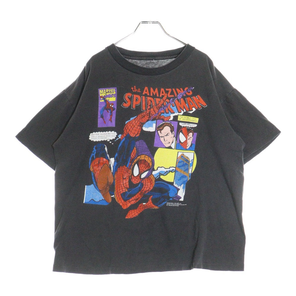 VINTAGE(ヴィンテージ) SPIDERMAN S/S スパイダーマンプリント 半袖Tシャツ カットソー グレー