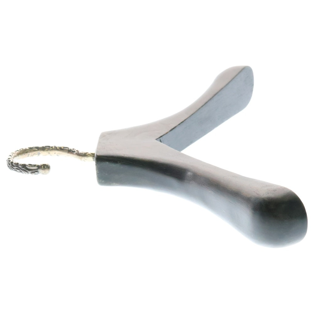 CHROME HEARTS(クロムハーツ) EBONY CLOTH HANGER スクロールフックエボニーハンガー ダークブラウン/シルバー