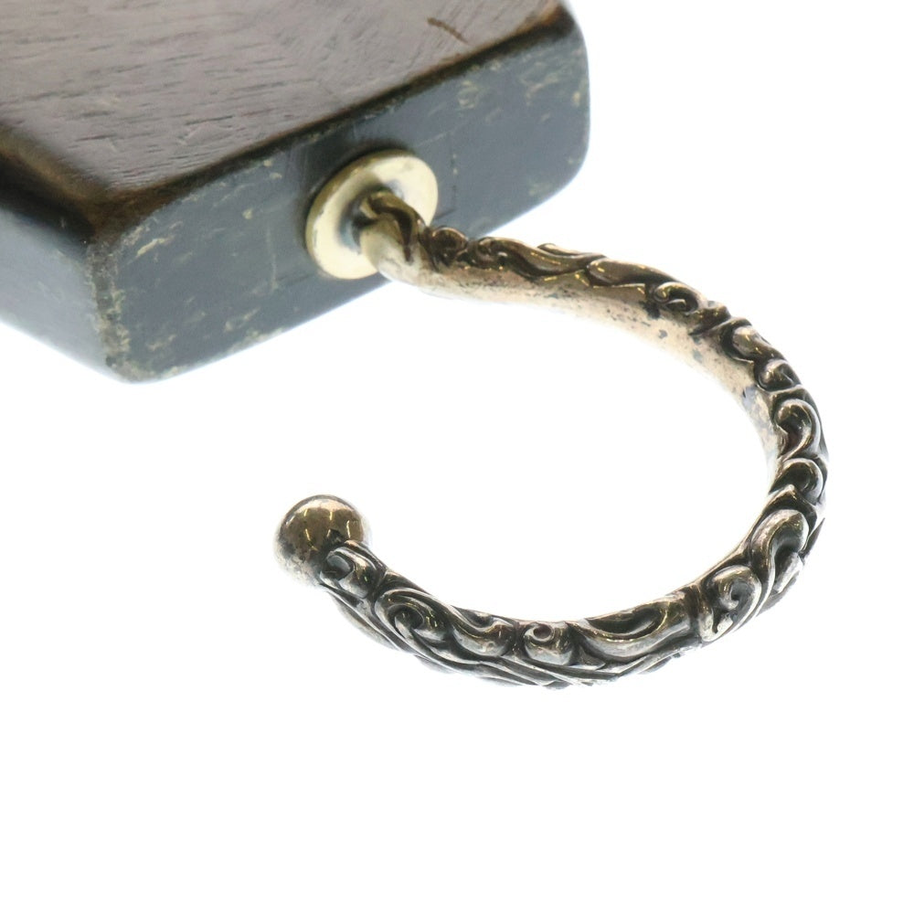 CHROME HEARTS(クロムハーツ) EBONY CLOTH HANGER スクロールフックエボニーハンガー ダークブラウン/シルバー