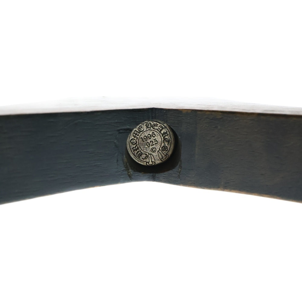 CHROME HEARTS(クロムハーツ) EBONY CLOTH HANGER スクロールフックエボニーハンガー ダークブラウン/シルバー