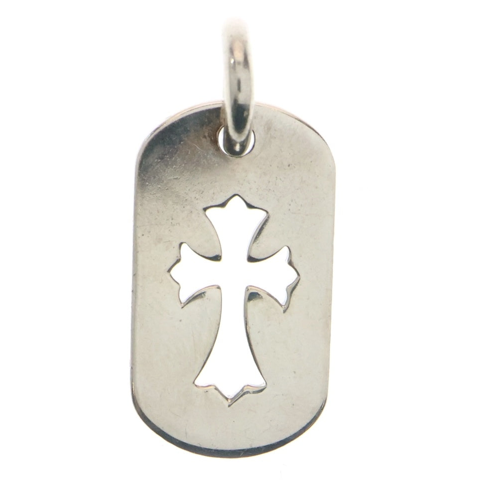 CHROME HEARTS(クロムハーツ) D TAG SML CO CRS カットアウトクロスドッグタグ スモール ペンダントトップ シルバー BCA242