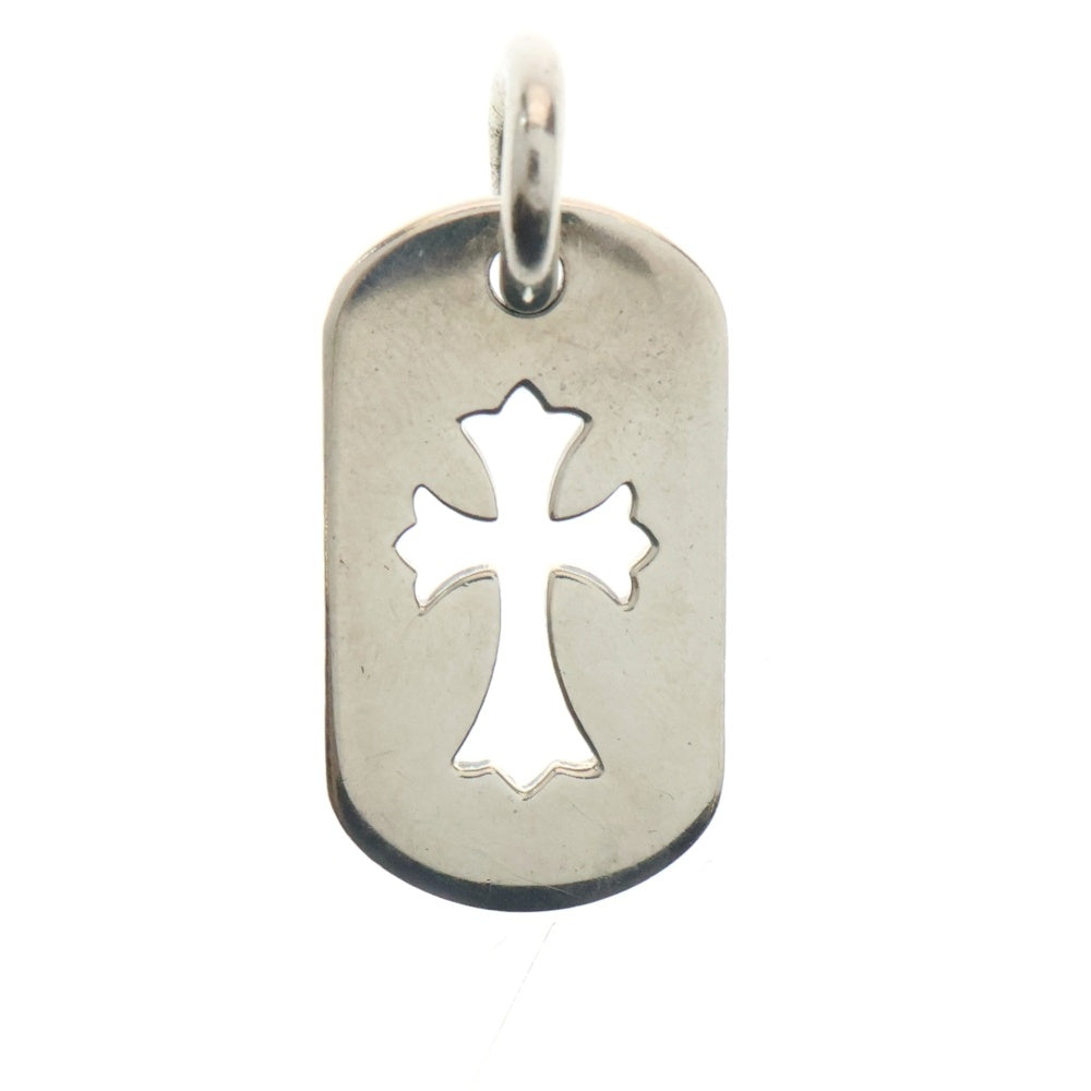 CHROME HEARTS(クロムハーツ) D TAG SML CO CRS カットアウトクロスドッグタグ スモール ペンダントトップ シルバー BCA242