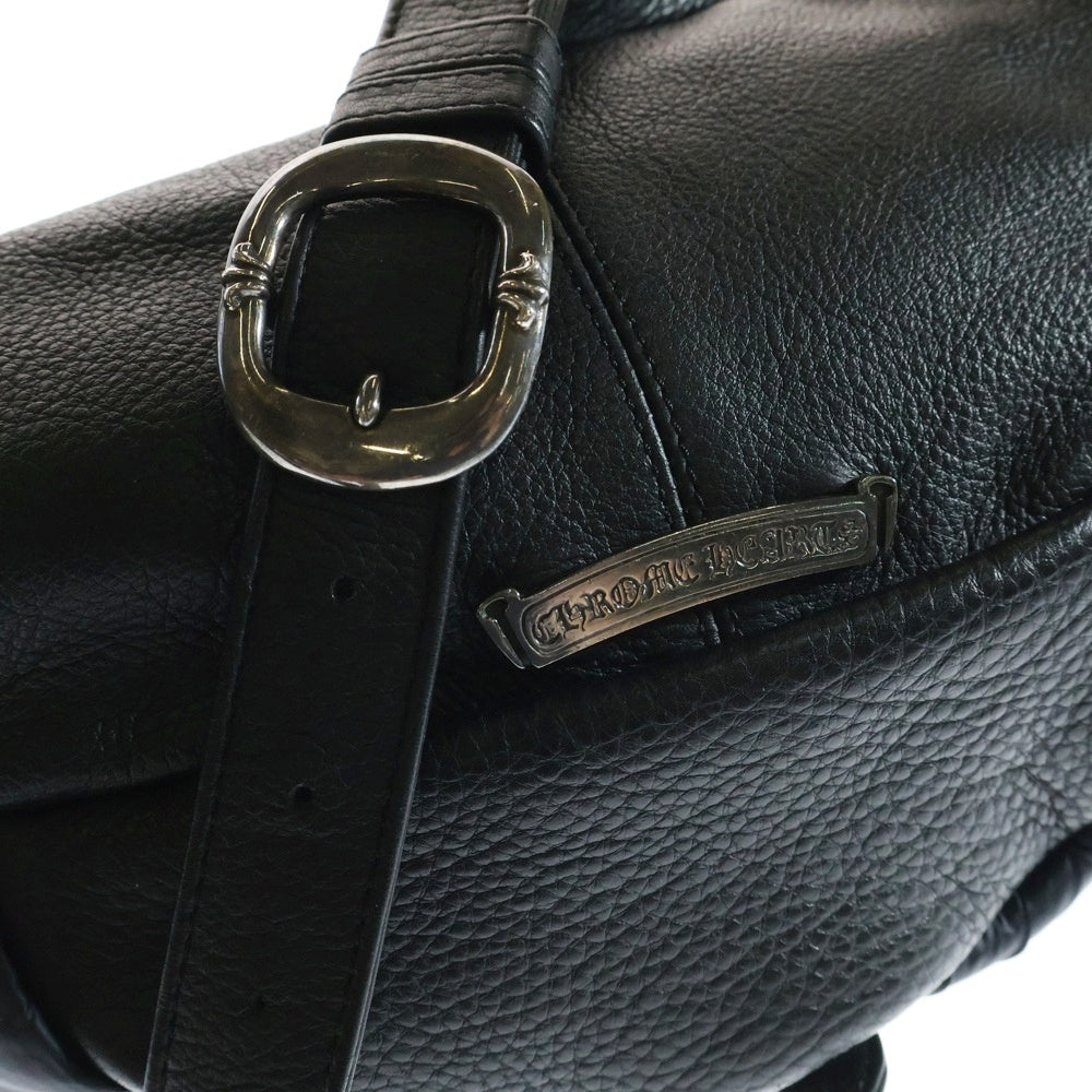 CHROME HEARTS(クロムハーツ) #1 SNAT PACK スナットパック ダガージップガンスリンガーベルト ナイロン切替 レザーウエストバッグ ブラック