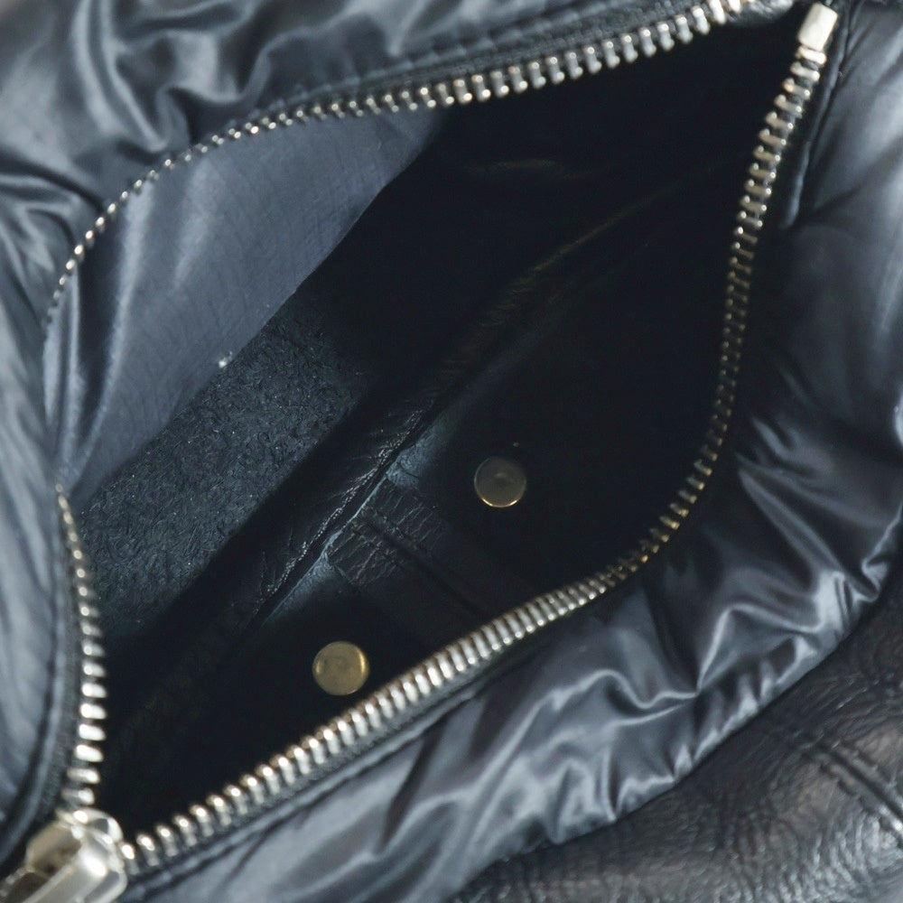 CHROME HEARTS(クロムハーツ) #1 SNAT PACK スナットパック ダガージップガンスリンガーベルト ナイロン切替 レザーウエストバッグ ブラック