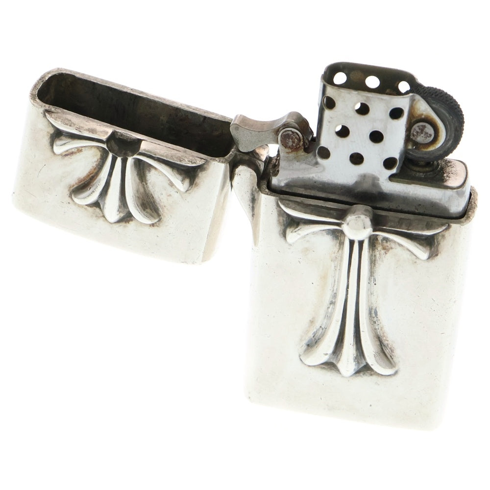 CHROME HEARTS(クロムハーツ) ZIPPO LIGHTERZ-V2 スモールCHクロスナロージッポライター シルバー