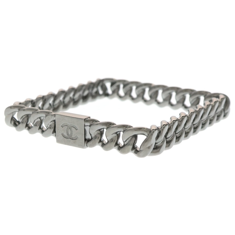 CHANEL(シャネル) ココマーク チェーンリンク スクエアバングル ブレスレット B15 P シルバー