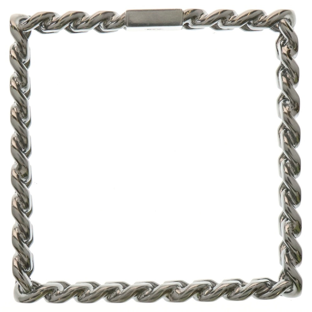 CHANEL(シャネル) ココマーク チェーンリンク スクエアバングル ブレスレット B15 P シルバー