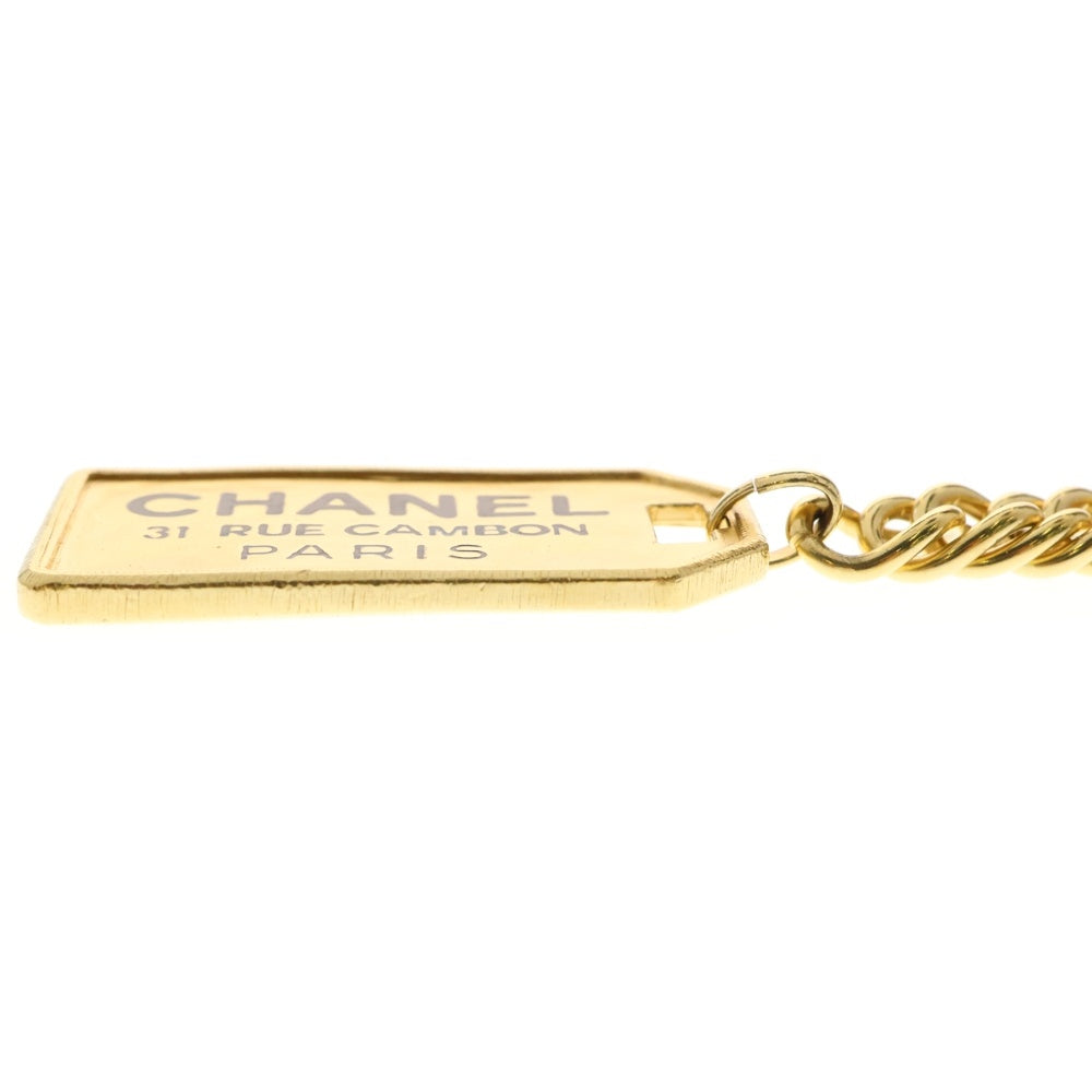 CHANEL(シャネル) ダブルドッグタグ チェーンリンクネックレス F20 C ゴールド