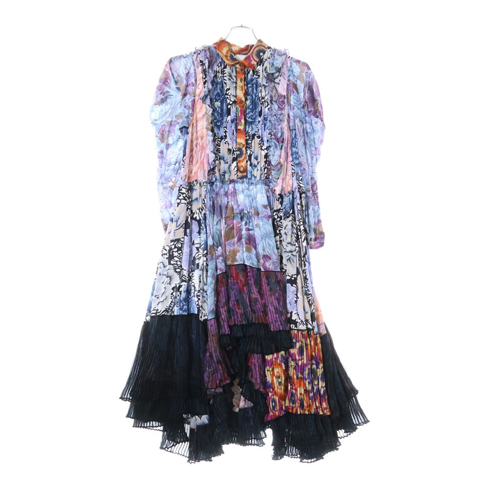COACH(コーチ) 19AW × Kaffe Fassett Patchwork Dress Print ケイフ ファセット パッチワークドレス ワンピース マルチ レディース