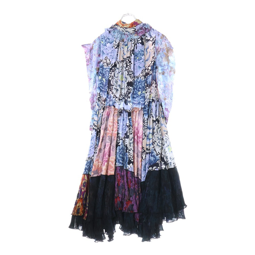 COACH(コーチ) 19AW × Kaffe Fassett Patchwork Dress Print ケイフ ファセット パッチワークドレス ワンピース マルチ レディース