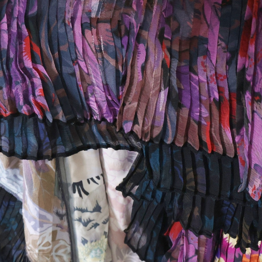 COACH(コーチ) 19AW × Kaffe Fassett Patchwork Dress Print ケイフ ファセット パッチワークドレス ワンピース マルチ レディース