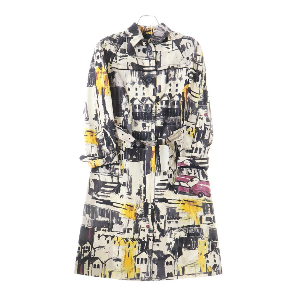 PRADA(プラダ) Trench coats P649G S172 グラフィティプリント トレンチコート マルチ レディース