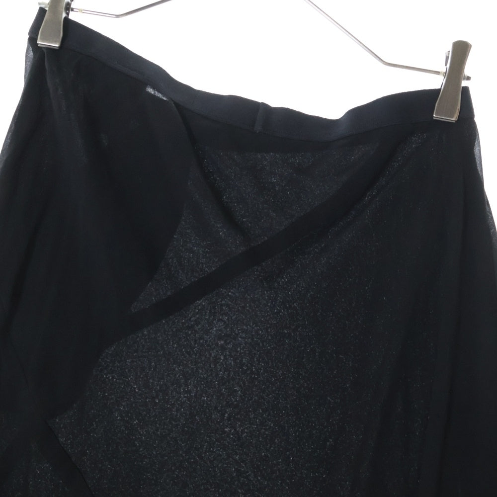 Rick Owens(リックオウエンス) 12SS NASKA アシンメトリースカート ブラック レディース