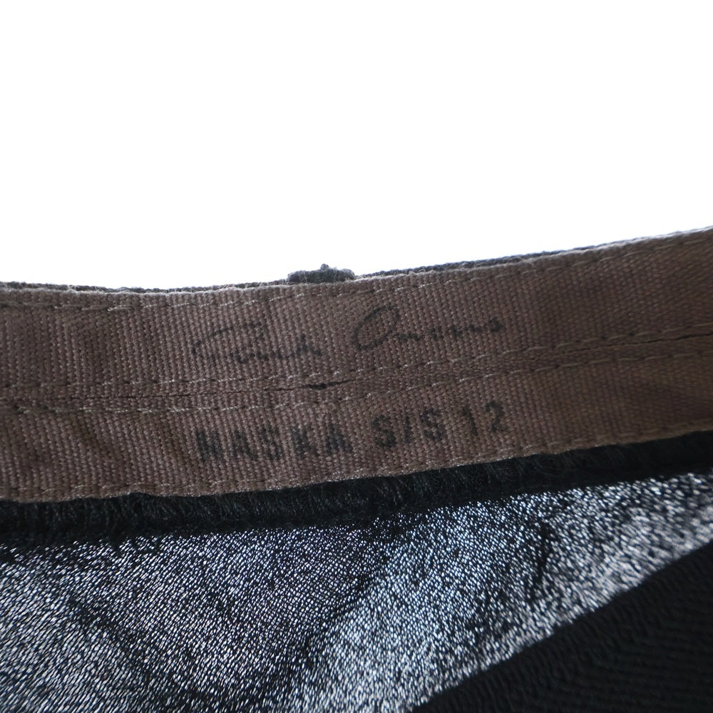 Rick Owens(リックオウエンス) 12SS NASKA アシンメトリースカート ブラック レディース