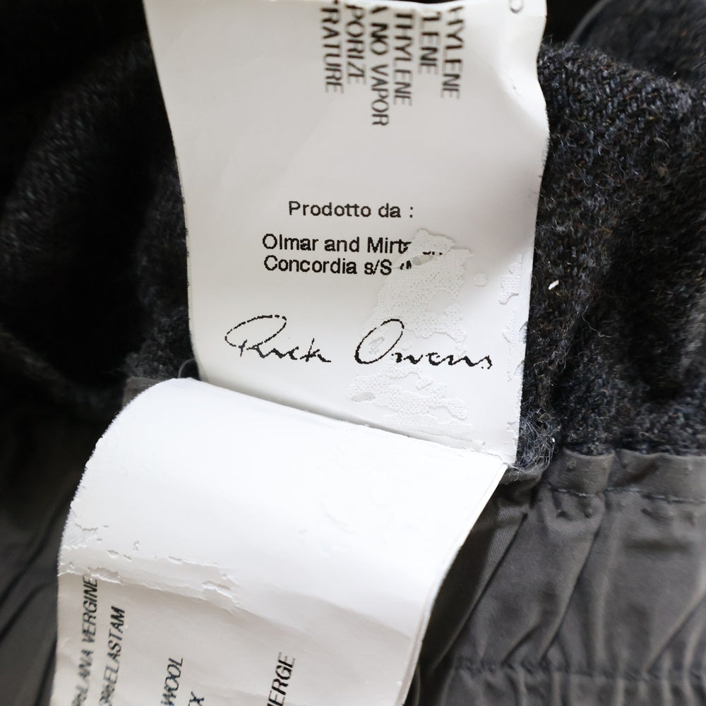 Rick Owens(リックオウエンス) 10AW GLEAM期 ドローコード クロップドサルエルパンツ ダークブラウン