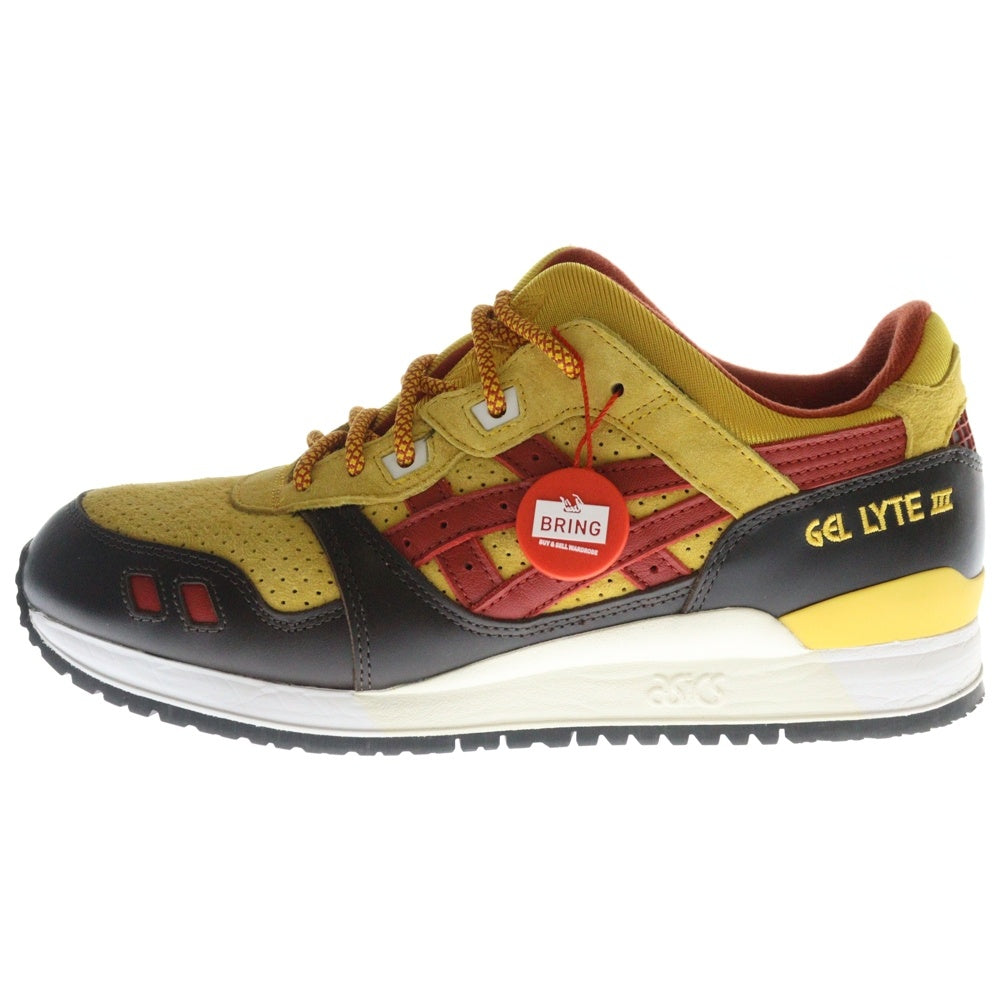 ASICS(アシックス) KITH×MARVEL X-MEN GEL-LYTE III REMASTERED F460323 キス マーベル ウルヴァリン ゲルライト3 リマスタード ローカットスニーカー イエロー US8.5/26.5cm