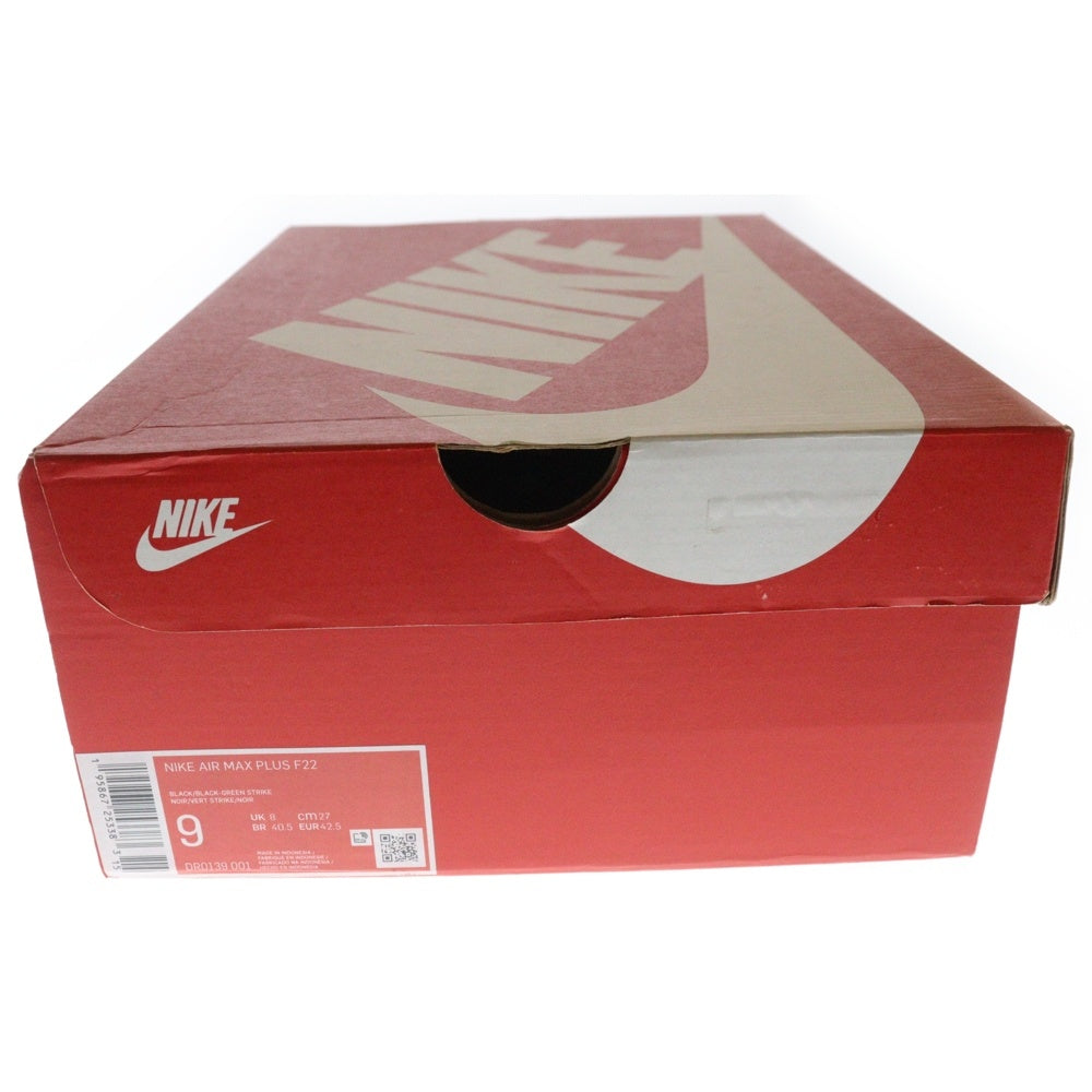 NIKE(ナイキ) AIR MAX PLUS DR0139-001 エアマックス プラス ローカットスニーカー ブラック/シルバー US9/27.0cm
