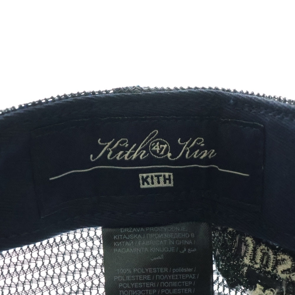 KITH(キス) '47 for the NY YANKEES BRAND HITCH FM TRUCKER CAP ニューヨークヤンキース ブランドヒッチ トラッカーキャップ ネイビー