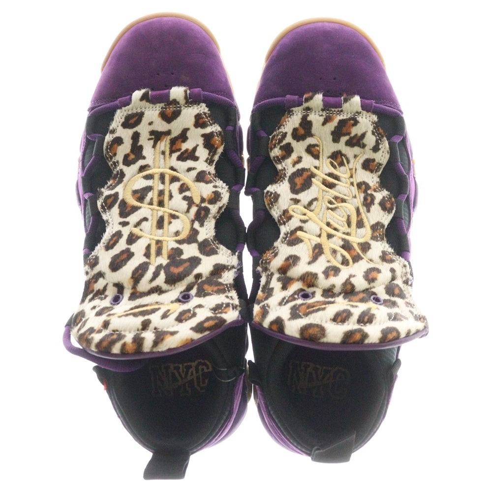 NIKE(ナイキ) AIR MORE MONEY AR5401-500 エア モア マネー ナイトパープル ミッドカットスニーカー US7.5/25.5cm