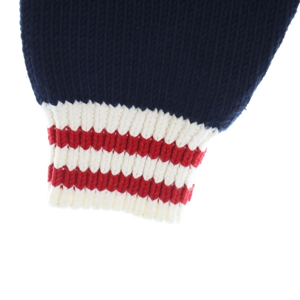 KITH(キス) 24AW '47 for the NFL GIANTS Wyona Full Zip Sweater ジャイアンツ ウィノナフルジップニットセーター KHM032663 ネイビー