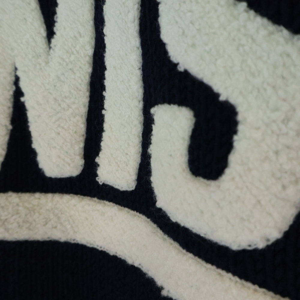 KITH(キス) 24AW '47 for the NFL GIANTS Wyona Full Zip Sweater ジャイアンツ ウィノナフルジップニットセーター KHM032663 ネイビー