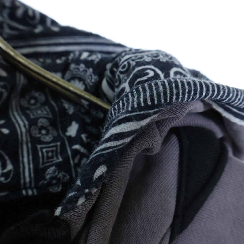 KITH(キス) 23SS 東京限定 ドッキングリメイクプルオーバーフーディーパーカー ネイビー/グレー/ブラック