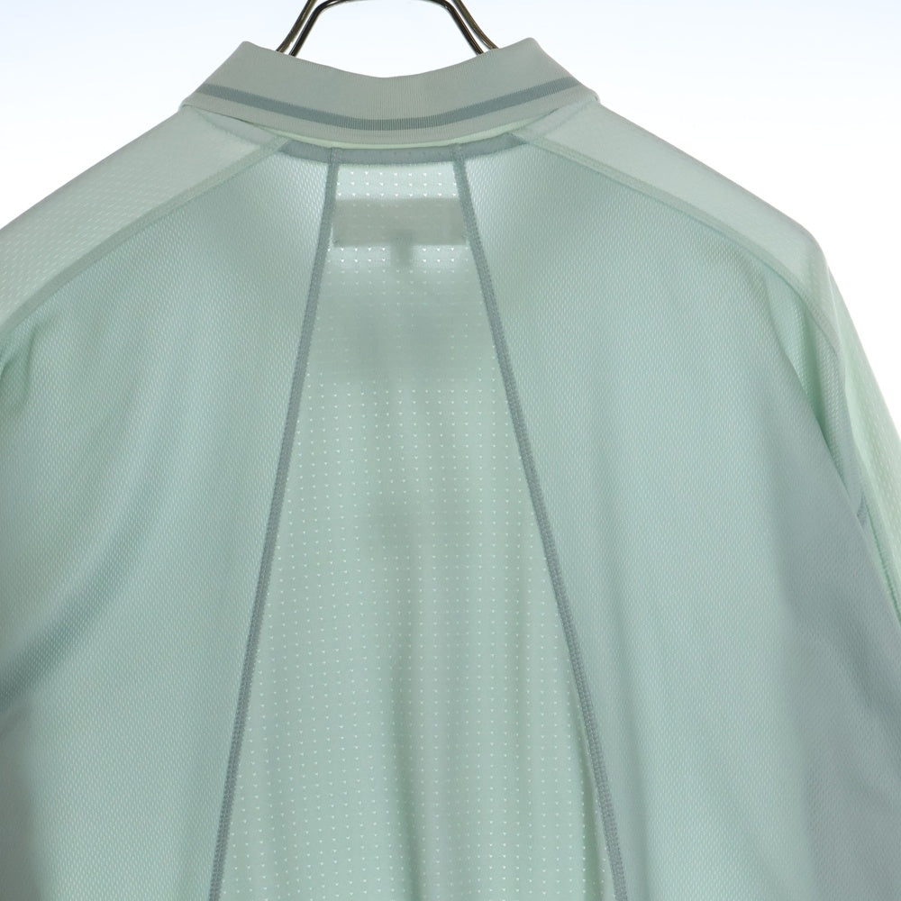 KITH(キス) LS PANELLED OTTO TEE パネルオットージャージー長袖ポロシャツ グリーン
