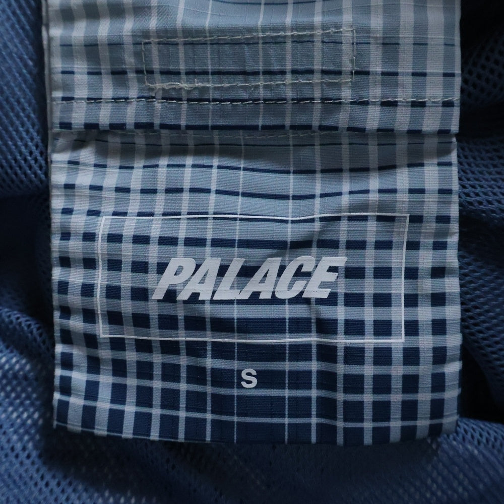 Palace Skateboards(パレススケートボーズ) 24SS BARE LEVELS TROUSER ベアレベルズチェック柄トラウザーズパンツ ブルー