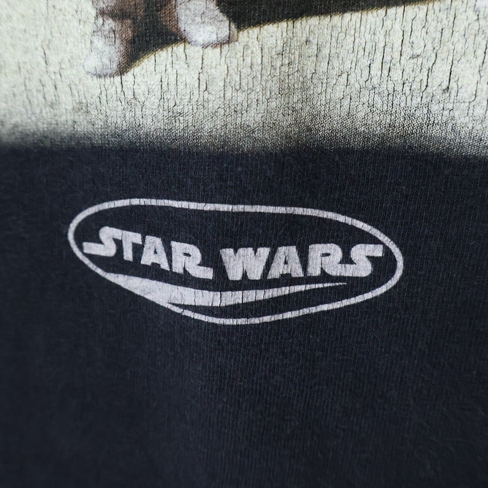 VINTAGE(ヴィンテージ) 90s VINTAGE STAR WARS Anakin Skywalker スターウォーズ アナキンスカイウォーカー プリント半袖Tシャツ カットソー ブラック